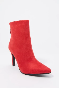 Pointy Toe Suede Stiletto Boot